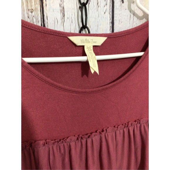 Matilda Jane Boho Peasant Style Top Size XS Dusty Rose 🌷 - Picture 3 of 10